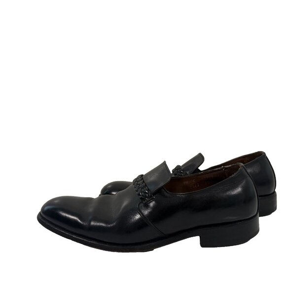 Allen Edmonds Lotus Ostendo Loafers Mens Size 9.5 C Black Leather Slip On Tassle main image 5